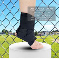 Attelle de cheville à lacets OEM ODM pour hommes et femmes – Protection intégrale stabilisatrice pour entorses hivernales