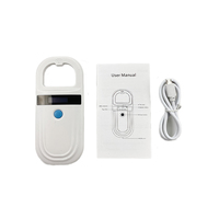Lector de Microchip RFID Portátil USB ISO 11784/5 134.2Khz para Animales, Escáner de Chips para Mascotas FDX-B