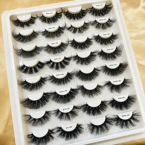 ขนตาปลอมขนาด15-30มม. ทำจากขนมิงค์เทียมขนตาเพิ่มวอลลุ่มพร้อมโลโก้กำหนดเองขนาด20มม. - Product Image 2