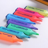 En gros 8 couleurs Durable Surligneur Stylos Étudiants Peinture Dessiner Mignon Aquarelle Stylo Étudiants Papeterie Marqueurs Surligneur Stylos