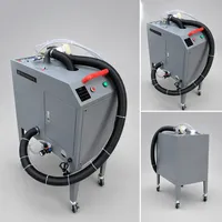 Machine de sablage de verre motorisée portable, facile à utiliser, puissance 0,9 kW, épaisseur de verre 3-19 mm, capacité 0,5-5 m/min pour fenêtres