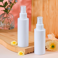 Série de flacons en plastique PET rechargeables multi-tailles pour emballages cosmétiques, pompes à lotion, vaporisateurs, soins de la peau, tonique, désinfectant pour les mains, soins du corps