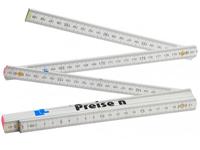 Règle pliante en bois à prix direct usine, 2 mètres, outil de mesure à 10 plis, personnalisable pour le bricolage et l'OEM