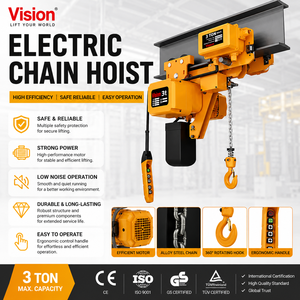 Palans électriques à chaîne adaptés aux ateliers, 2 tonnes, 2000 kg, simple vitesse, 3 m, 380 V, 220 V, bon prix - Product Image 3
