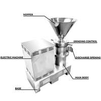 Machine à broyer les cacahuètes et les graines de sésame, moulin colloïdal 220V/380V 3000W pour usine de snacks