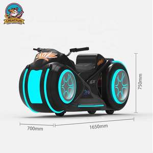 מכונית צעצוע חשמלית 12V לילדים, דגם אופנוע, למכוניות מתנגשות בארקייד, לפארק שעשועים, שנת 2026 - Product Image 3