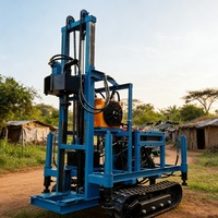 Foreuse Diesel Portable Professionnelle 22-35 CV avec Pompe Hydraulique et Boîte de Vitesses Premium - Profondeur Max. 200 m - Foreuse de Puits d'Eau Fiable