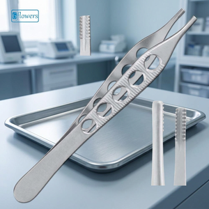 Pinces à tissu brun Adson Instruments chirurgicaux manuels en acier inoxydable - Product Image 2