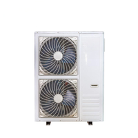 Boîtier de tension personnalisé Sanyo, unité de condensation de réfrigération à économie d'énergie, moteur à double ventilateur refroidi par air, condenseur pour viande et fruits de mer