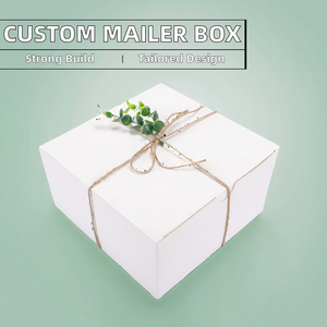 Caja de Correo Postal Rígida con Logotipo Personalizado al por Mayor, Cartón Corrugado, Materiales Reciclados, Estampado, Forro de Satén, Crema para Ojos, Cosméticos, Regalo - Product Image 2