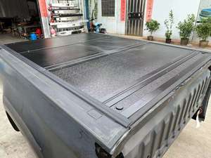 Tapa Rígida de Plataforma Cuádruple de Aluminio a Medida, Resistente, con Cierre Impermeable para Camionetas GMC Sierra, Chevy <span class=keywords><strong>Silverado</strong></span>, Dodge - Product Image 2