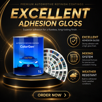 Kit complet de peinture pour la retouche automobile, couleur personnalisée, kit de peinture pour réparation automobile, haute couverture, séchage rapide, peinture de base pour la retouche automobile