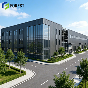 Almacén de Estructura de Acero Resistente a la Intemperie, Personalizado para Fábrica, con Certificación TUV, Duradero, Rentable y con Estructura de Soporte - Product Image 1