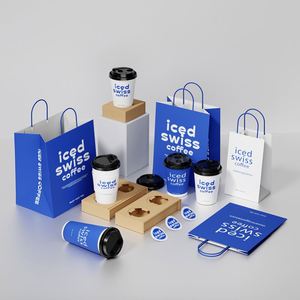 Sacs en papier kraft colorés classiques et durables pour les boutiques de thé au lait et de café à emporter, directement de l'usine - Product Image 4