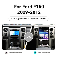 Radio Mobil Layar Sentuh ZWNAV 12.1 Inch untuk Ford F150 2009-2012 Dengan Multimedia Nirkabel Android Auto & CarPlay Head Unit GPS