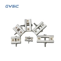 Sangle de connexion pour four à moufle et chauffages MoSi2, avec pince à ressort pour support à deux tiges
