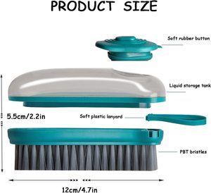 Buen Cepillo Limpiador para Fregar Platos, Fregaderos, Sartenes y Ollas, con Dispensador de Jabón, Cepillo para Limpiar Zapatos - Product Image 3