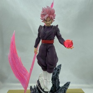 Figura de Juguete de Dragón de PVC, Saiyan GK, Figura de PVC de Goku Oscuro Zamasu en Color Rosa Melocotón - Product Image 3