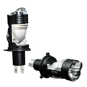 ไฟหน้าเลนส์ไบซีนอนกำลังสูงแบบเสียบตรง Fankai H4LED สำหรับรถจักรยานยนต์และรถยนต์ วัสดุอะลูมิเนียม แรงดันไฟฟ้า 12V อายุการใช้งาน 50000 ชั่วโมง - Product Image 2