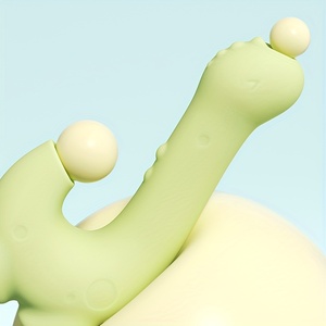 Vibrador de succión en forma de dinosaurio 3 en 1, 10 vibraciones y 5 pezones de succión y calentamiento <span class=keywords><strong>Succionador</strong></span> de clítoris anal, vibradores de punto G - Product Image 2