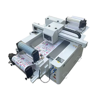 Impresora de Etiquetas de Inyección de Tinta UV Plana Automática 6090, Nueva, 1 Año de Garantía, Alta Productividad, Todo en Uno, para Carcasas de Teléfono/Azulejos/Botellas de Vidrio