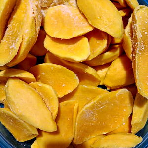 Mangue surgelée IQF en vrac industriel, portion de chair mûrie au soleil, emballée sous vide, préservée de l'eau, application confiserie, Vietnam 100% - Product Image 1