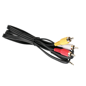 สายสัญญาณเสียงและวิดีโอ RCA 3 ขา แบบ 3.5 มม. ชุบทอง ทองแดงแท้ ป้องกันสัญญาณรบกวน สำหรับกล่องทีวี เครื่องเล่นดีวีดี มีสินค้าในสต็อก - Product Image 2