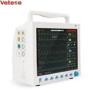 Medical Equipment 12.1 inch Veterinary Heart portable Animal monitor multiparametro vet