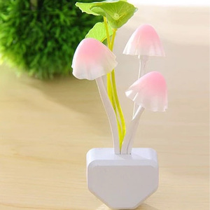 W121 OEM nấm hoa và để lại hình dạng hoàng hôn để bình minh cảm biến tường <span class=keywords><strong>LED</strong></span> thiết kế ánh sáng mini cắm trong cho phòng ngủ - Product Image 2