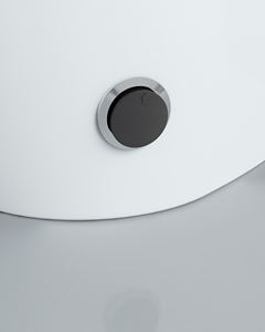 Inodoro Moderno de Una Pieza Angel A2-1, Cuadrado, de Montaje en Suelo, con Tanque Bajo, Cerámica Blanca, Acabado Liso - Product Image 4