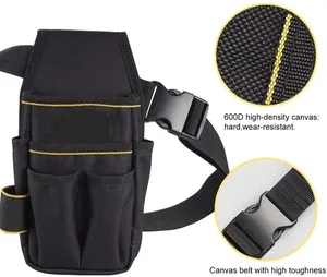 BSCI Factory Travel Mechician Organizer Storage Tactical Waist Bag Belt Travel Money Bag Electrician Running Sport Bum Tool Bag