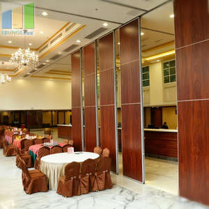 Sistema de Pared Acústica Operable EBUNGE |   Mampara Móvil de Alta Resistencia 22-28dB |   Riel de Techo Sin Riel de Piso - Product Image 4