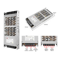 Alimentation LED Bina 5V 40A 200W, corps fin 30mm, testée à 100% pleine charge, transformateur haute efficacité pour mur vidéo