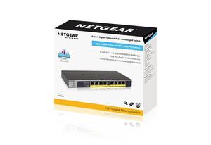 Commutateur non géré Gigabit Série GS108LP Commutateur non géré Ethernet Gigabit 8 ports <span class=keywords><strong>PoE</strong></span> + avec FlexPoE (60W) - Product Image 6