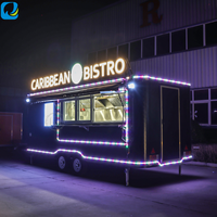 Camion de restauration entièrement équipé Chammp avec remorque de restauration rapide homologuée DOT, chariot à glaces, pizza, café, hot-dogs, remorque de concession
