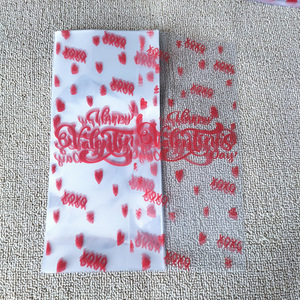 Couleur OPP Poche Plate En Plastique <span class=keywords><strong>Transparent</strong></span> BOPP Cellophane Sac D'emballage pour Bonbons Sucre Gelée-Série <span class=keywords><strong>Amazon</strong></span> Saint Valentin - Product Image 3