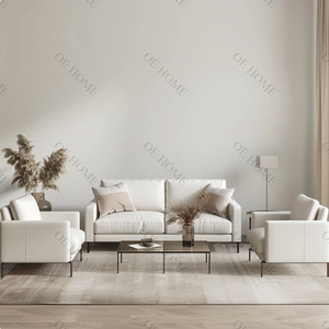 Ensemble de canapé convertible en bois de luxe moderne avec rembourrage en éponge 1 + 2 + 3 combinaison pour salon meubles de maison pour hôtels villas - Product Image 3