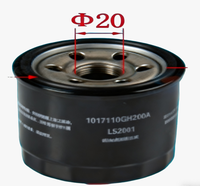 Filtre à huile moteur haute performance en gros 1020 FD060 GH200A JXC1012H JX0811A1 pour camion léger JAC