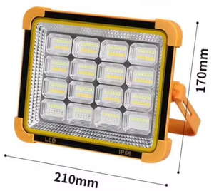 Outdoor 2025 New Design Portable Rechargeable Solar Portable Lamp Mobile Multi Function Usb <b>Emergency</b> Lighting Solar Flood <b>Light</b> - Product Image 4