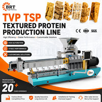 Ligne de production automatique de protéines de soja texturées (TVP/TSP) – Extrudeuse bivis pour morceaux de soja et viande végétale