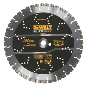Disco de Diamante Segmentado DeWalt Elite de 350 mm para Uso General - Product Image 2