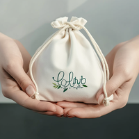 Sac à main en toile de coton et lin avec cordon de serrage, logo personnalisé, emballage de chaussures, pochette à poussière
