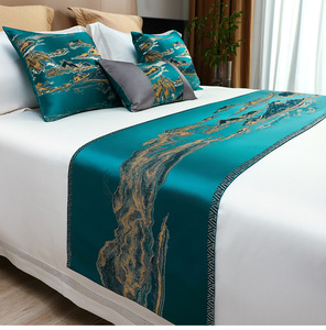 Summer Anne's Luxury Classic Bed Tail Toalla Hotel Decoración Bed Runner - Product Image 3