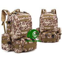 Sac à dos tactique Kango de haute qualité, sac à outils robuste pour la randonnée, sac à dos imperméable camouflage 45L