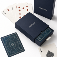 Cartes à jouer promotionnelles personnalisées, jeu de cartes en papier et emballage de marque pour événements et marketing B2B