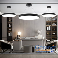 Plafonnier LED linéaire hexagonal creux suspendu pour bureau