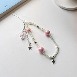 Simpatici custodie per telefono cellulare con cinturino iPhone Color caramella e ciondoli per telefono - Product Image 5