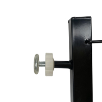 Porte de Sécurité Pliante pour Animaux de Compagnie Iron Dog, Écologique, Verrouillable, pour Empêcher les Animaux de Sortir