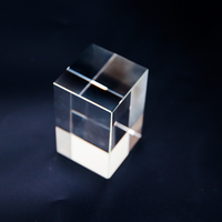 Bloc de cristal K9 transparent de qualité supérieure, en forme de cube, de différentes tailles, pour gravure, vente en gros Small Bridge Crystal