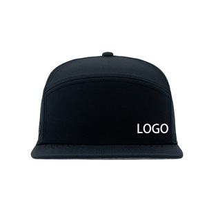 Biểu Tượng Tùy Chỉnh Sweatproof Hóa Đơn Phẳng <span class=keywords><strong>6</strong></span> Bảng Điều Chỉnh Golf Cap Trống Laser Cắt Đục Melin Snapback Lưới Bóng Chày Trucker Hat - Product Image 4